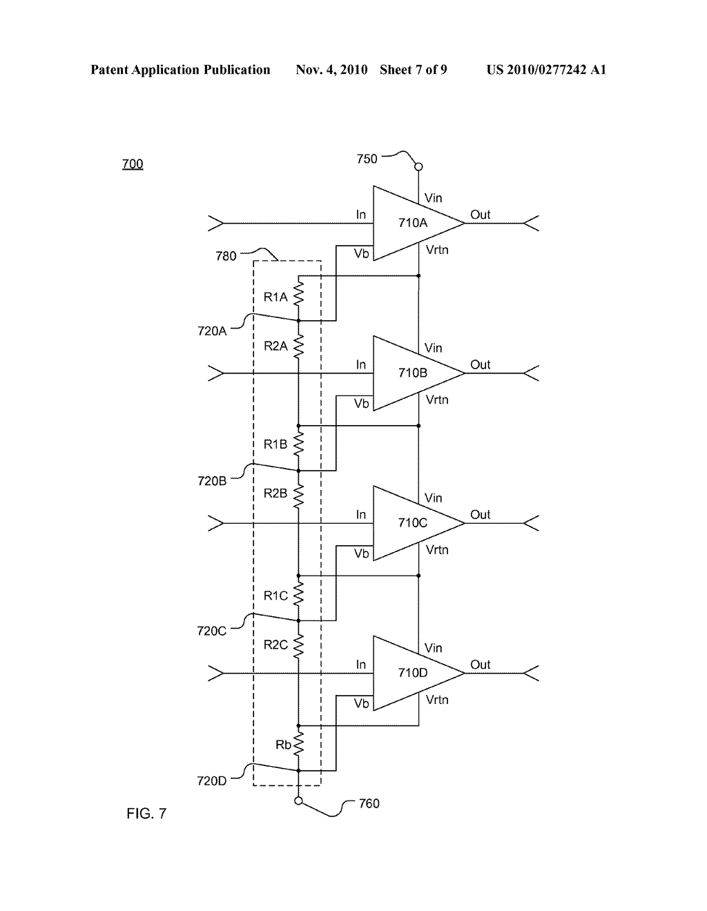 DC Series-Fed Amplifier Array - diagram, schematic, and image 08