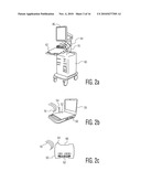 Wireless Ultrasound Probe Asset Tracking diagram and image