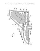 INTERCHANGEABLE SLIDABLY MOUNTABLE FINS FOR ANTENNA ASSEMBLIES diagram and image