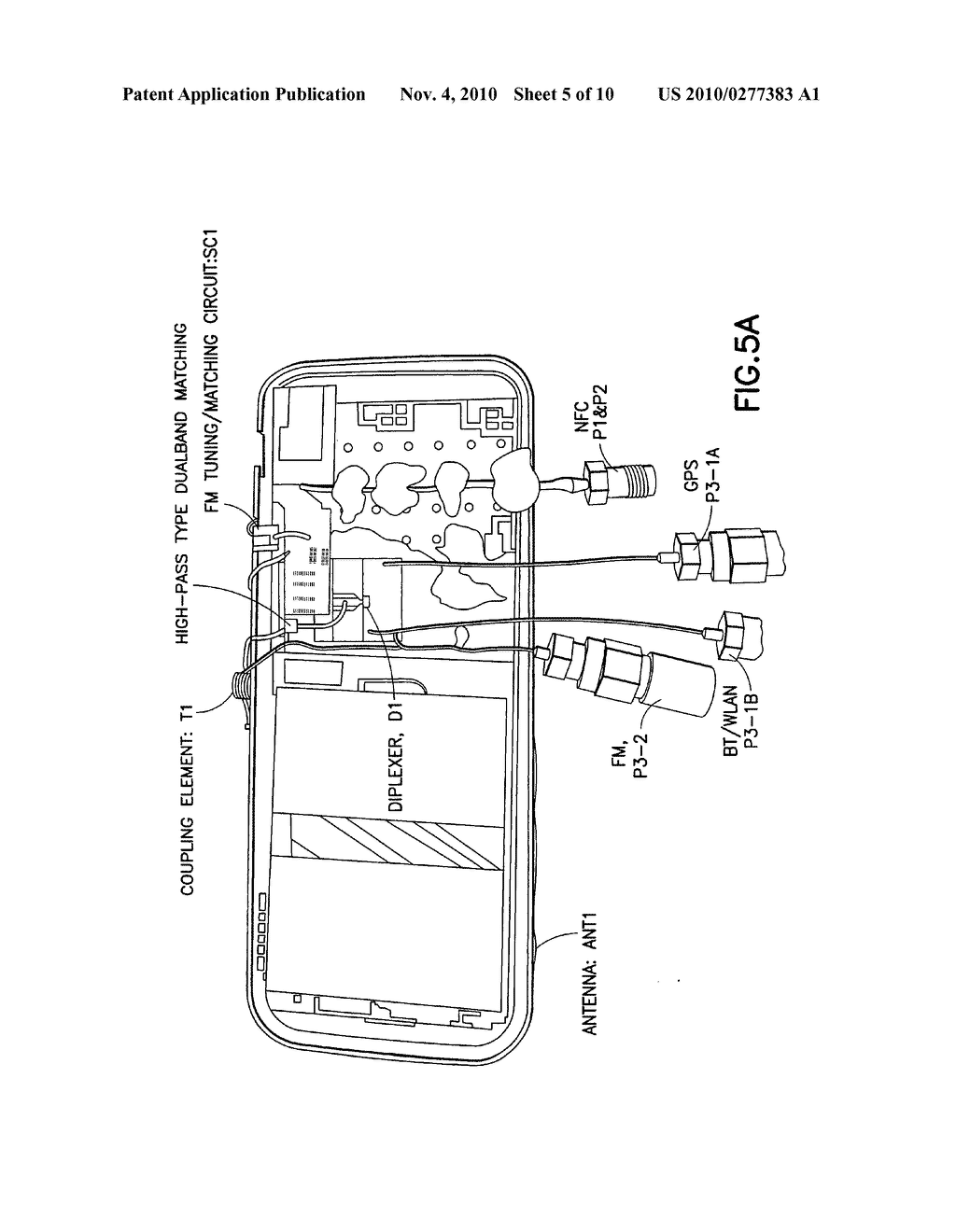 Multiprotocol antenna for wireles systems - diagram, schematic, and image 06