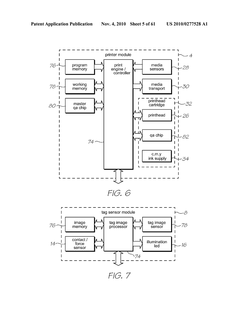 REPLACEABLE PRINT CARTRIDGE WITH AN OPTICAL SENSOR FOR RECEIVING PRINT DATA - diagram, schematic, and image 06