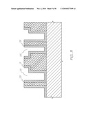 NOZZLE ARRANGEMENT FOR INKJET PRINTER WITH INK WICKING REDUCTION diagram and image