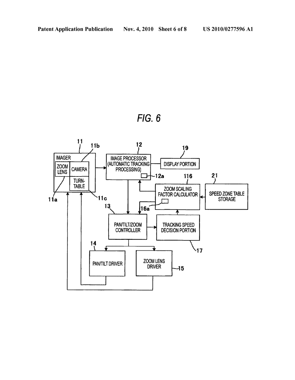 AUTOMATIC TRACKING APPARATUS AND AUTOMATIC TRACKING METHOD - diagram, schematic, and image 07