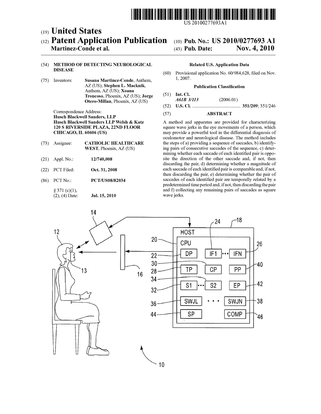 METHOD OF DETECTING NEUROLOGICAL DISEASE - diagram, schematic, and image 01