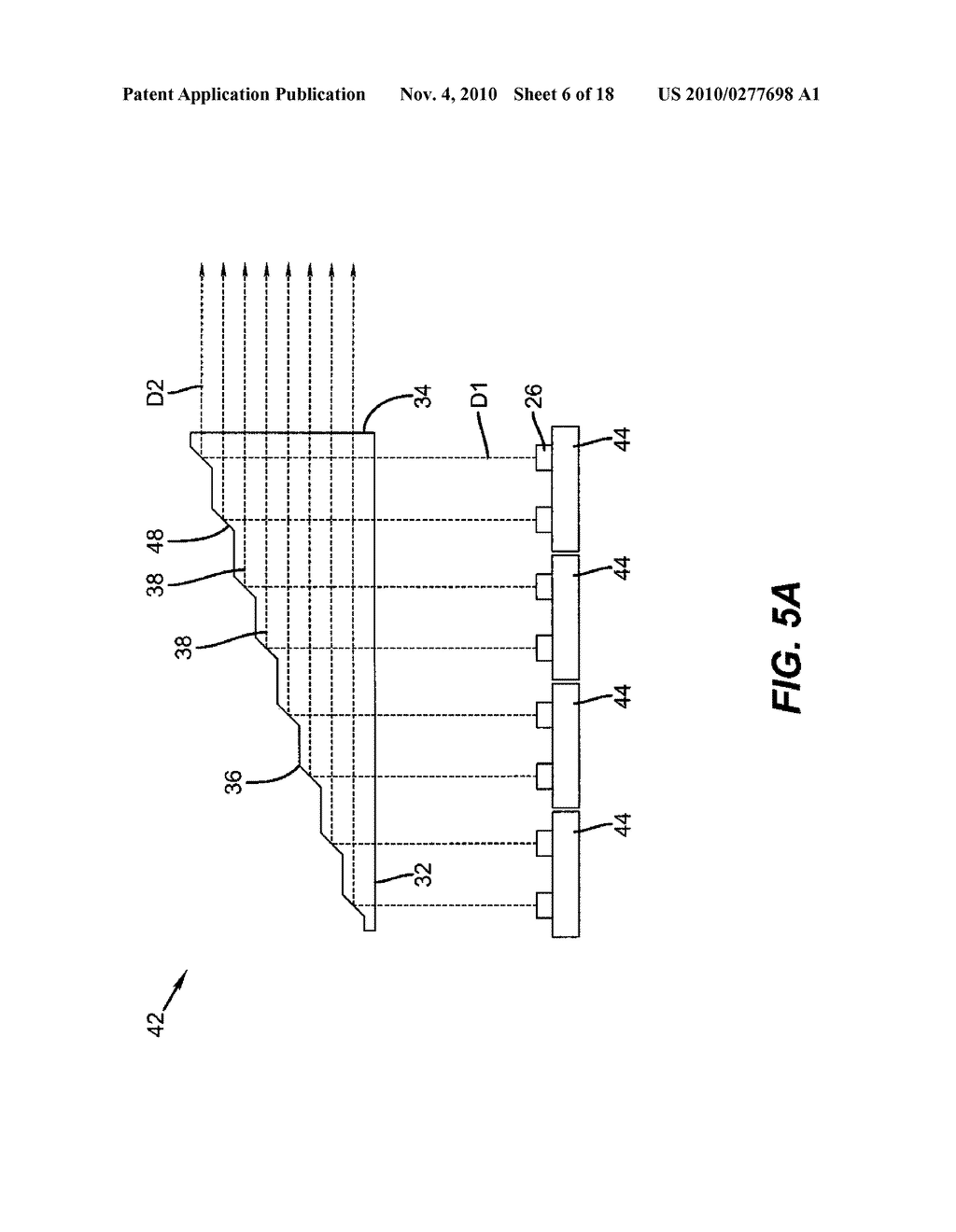 DIGITAL PROJECTOR USING ARRAYED LIGHT SOURCES - diagram, schematic, and image 07