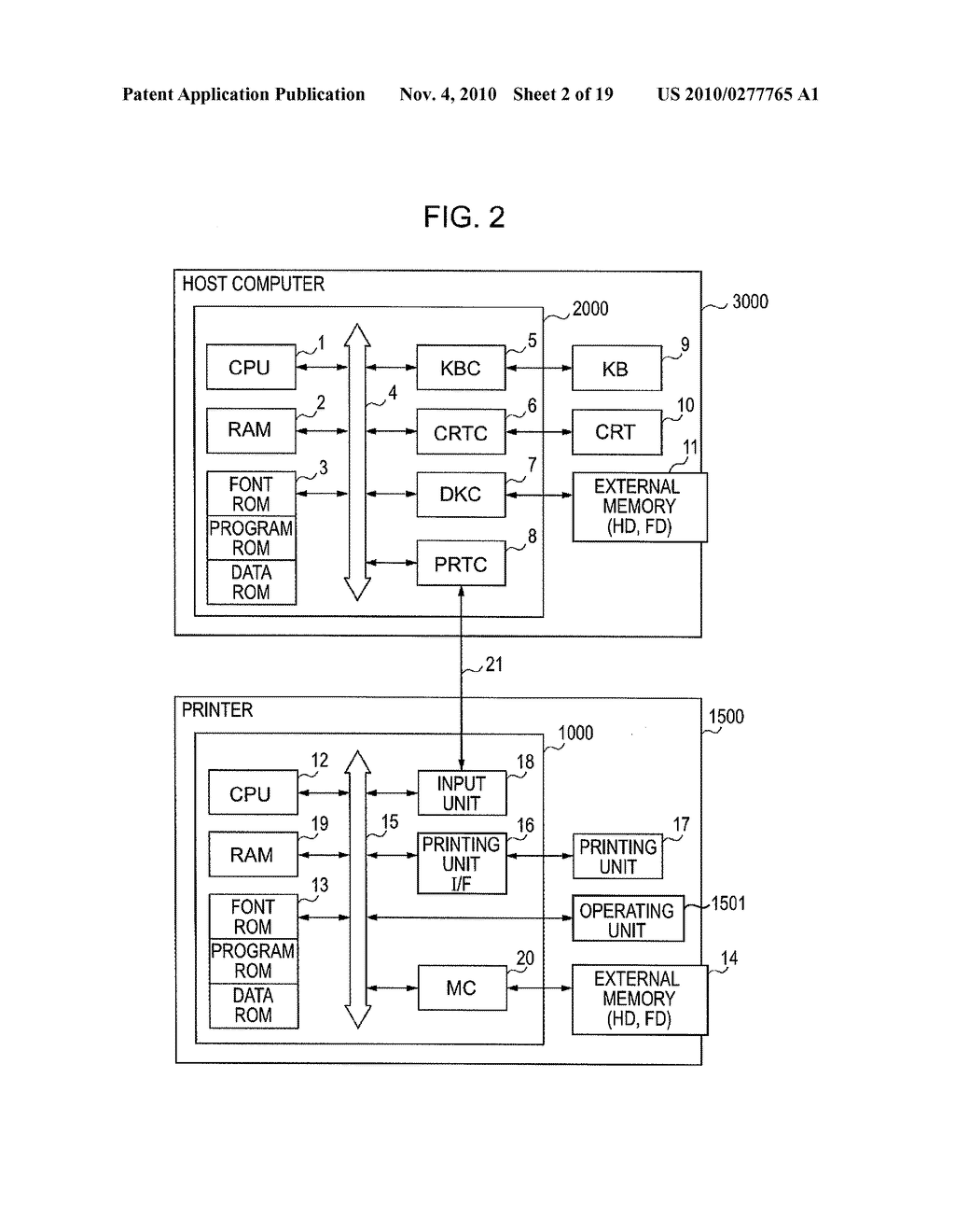 INFORMATION PROCESSING APPARATUS, PRINTING SYSTEM, AND CONTROL METHOD THEREFOR - diagram, schematic, and image 03