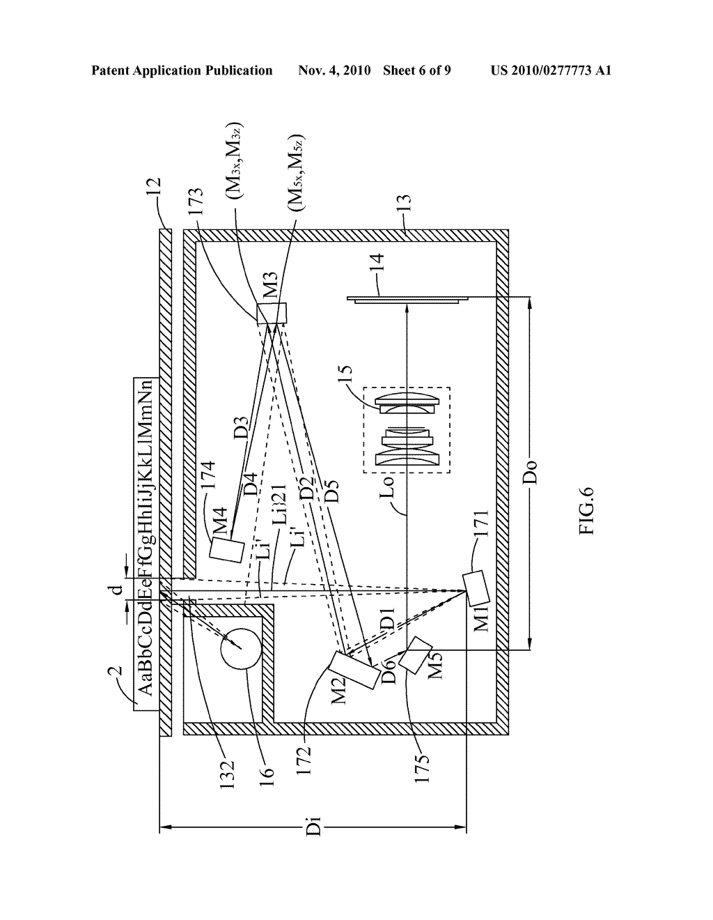 Penta-mirror multi-reflection scanning module - diagram, schematic, and image 07