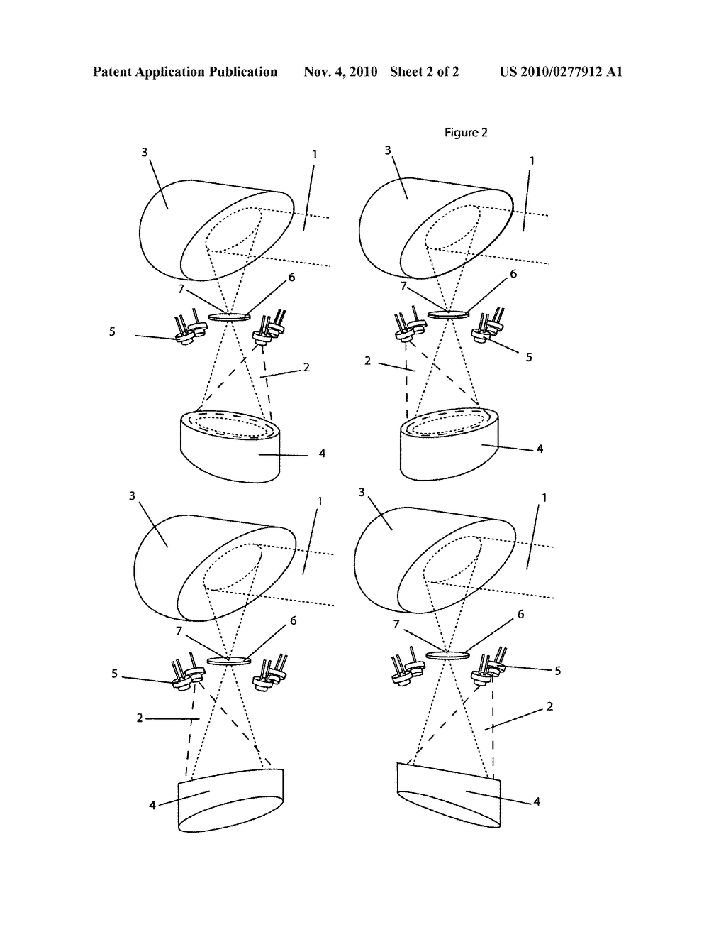 Boresight collimating device for wide waveband utilizing a source switching elliptical reflector - diagram, schematic, and image 03