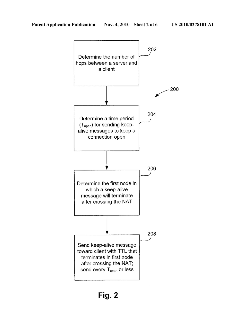 METHOD AND SYSTEM OF MAINTAINING A CONNECTION IN A NETWORK COMMUNICATION SYSTEM - diagram, schematic, and image 03