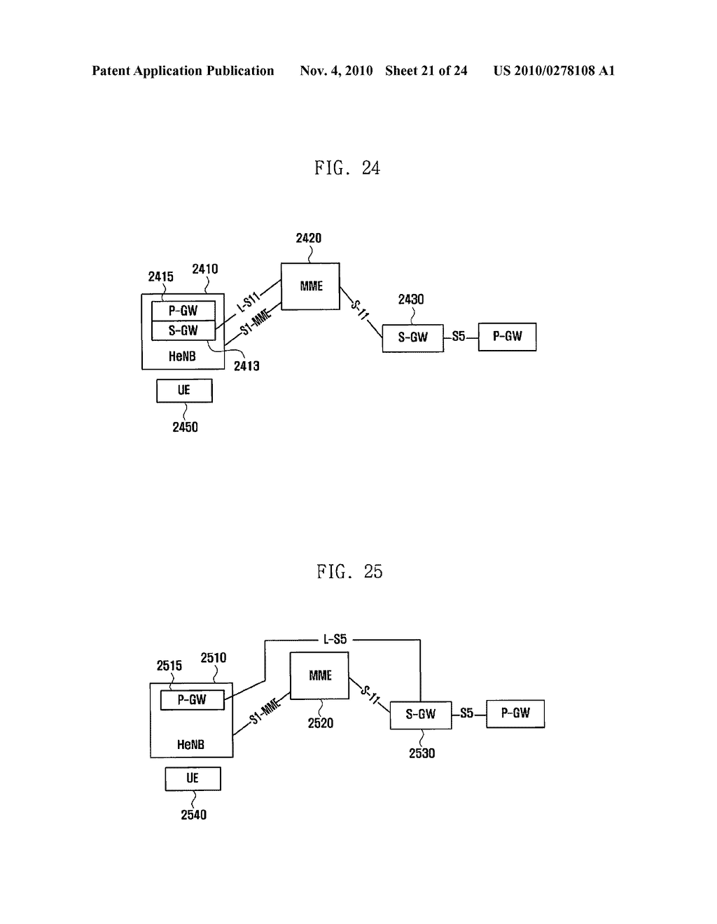 METHOD AND APPARATUS FOR SUPPORTING LOCAL IP ACCESS IN A FEMTO CELL OF A WIRELESS COMMUNICATION SYSTEM - diagram, schematic, and image 22