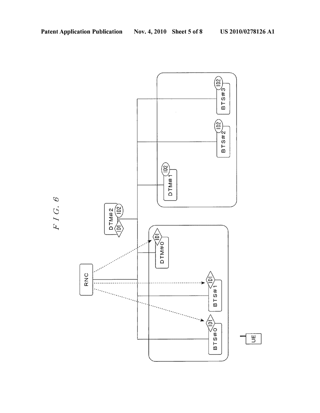 RADIO NETWORK CONTROLLER, RADIO COMMUNICATION SYSTEM, AND COMMUNICATION PATH SETTING METHOD - diagram, schematic, and image 06