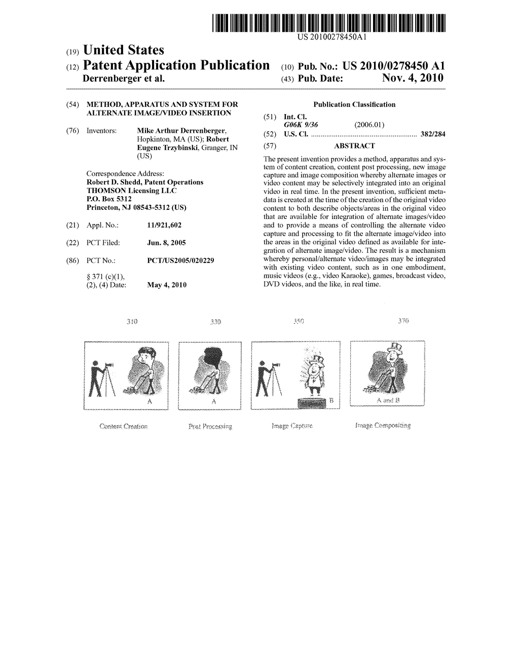 Method, Apparatus And System For Alternate Image/Video Insertion - diagram, schematic, and image 01