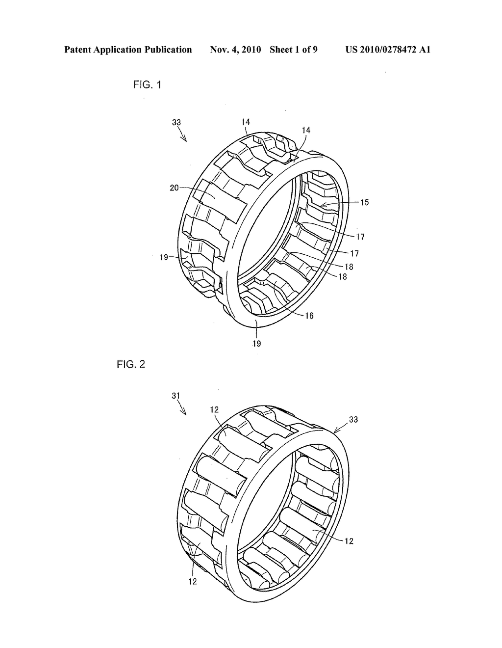 ROLLER BEARING RETAINER, NEEDLE ROLLER BEARING, AND PRODUCTION METHOD OF ROLLER BEARING RETAINER - diagram, schematic, and image 02