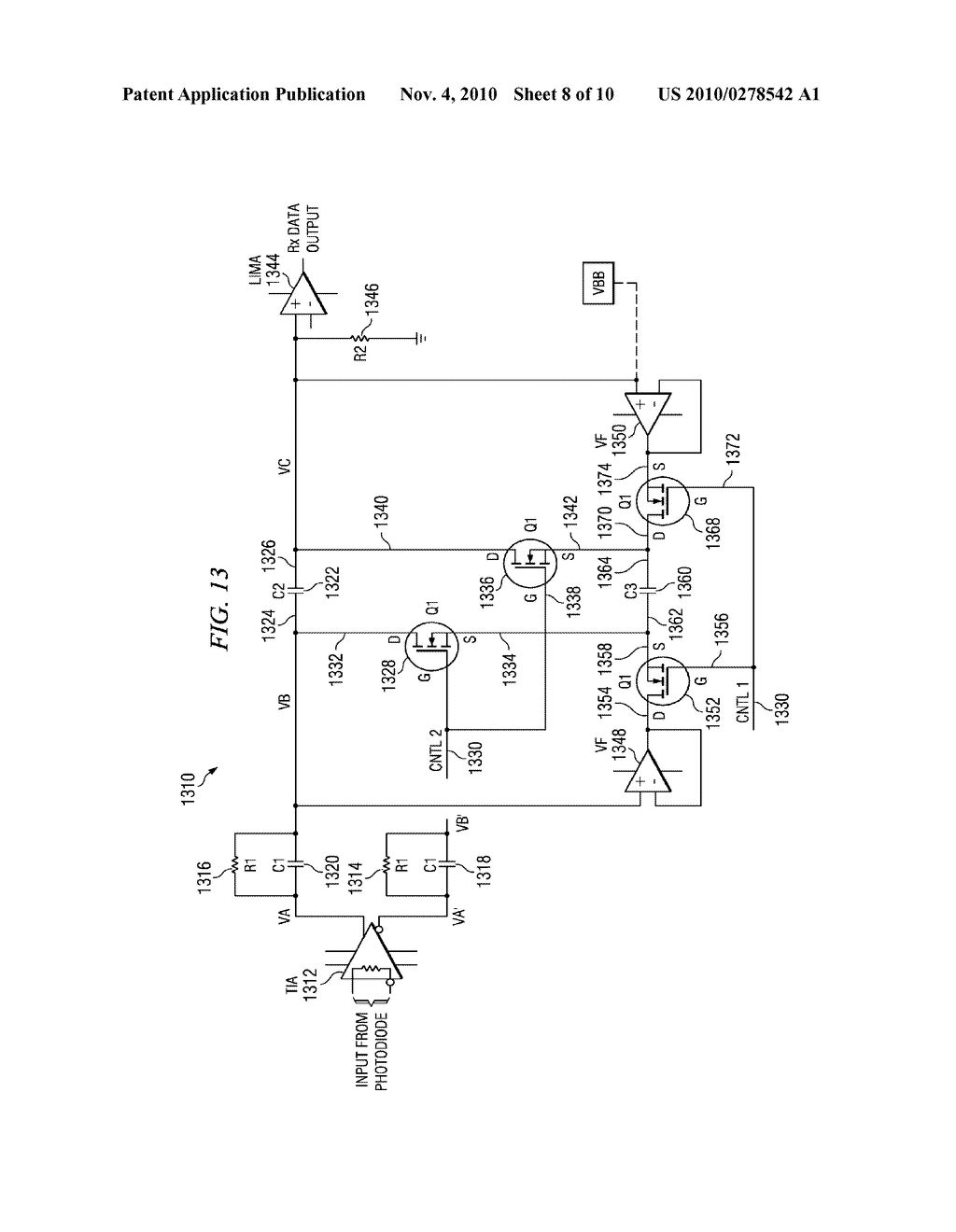 BURST MODE OPTICAL RECEIVER - diagram, schematic, and image 09