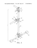 Connector structure of a music instrument stand diagram and image