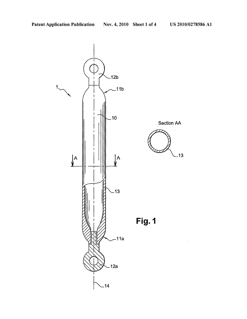 STRUCTURAL CONNECTING ROD MADE OF A COMPOSITE AND PROCESS FOR PRODUCING SUCH A CONNECTING ROD - diagram, schematic, and image 02