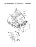 REFUSE RECEPTACLE LIFTER MOUNTING/WEIGHING ASSEMBLY diagram and image