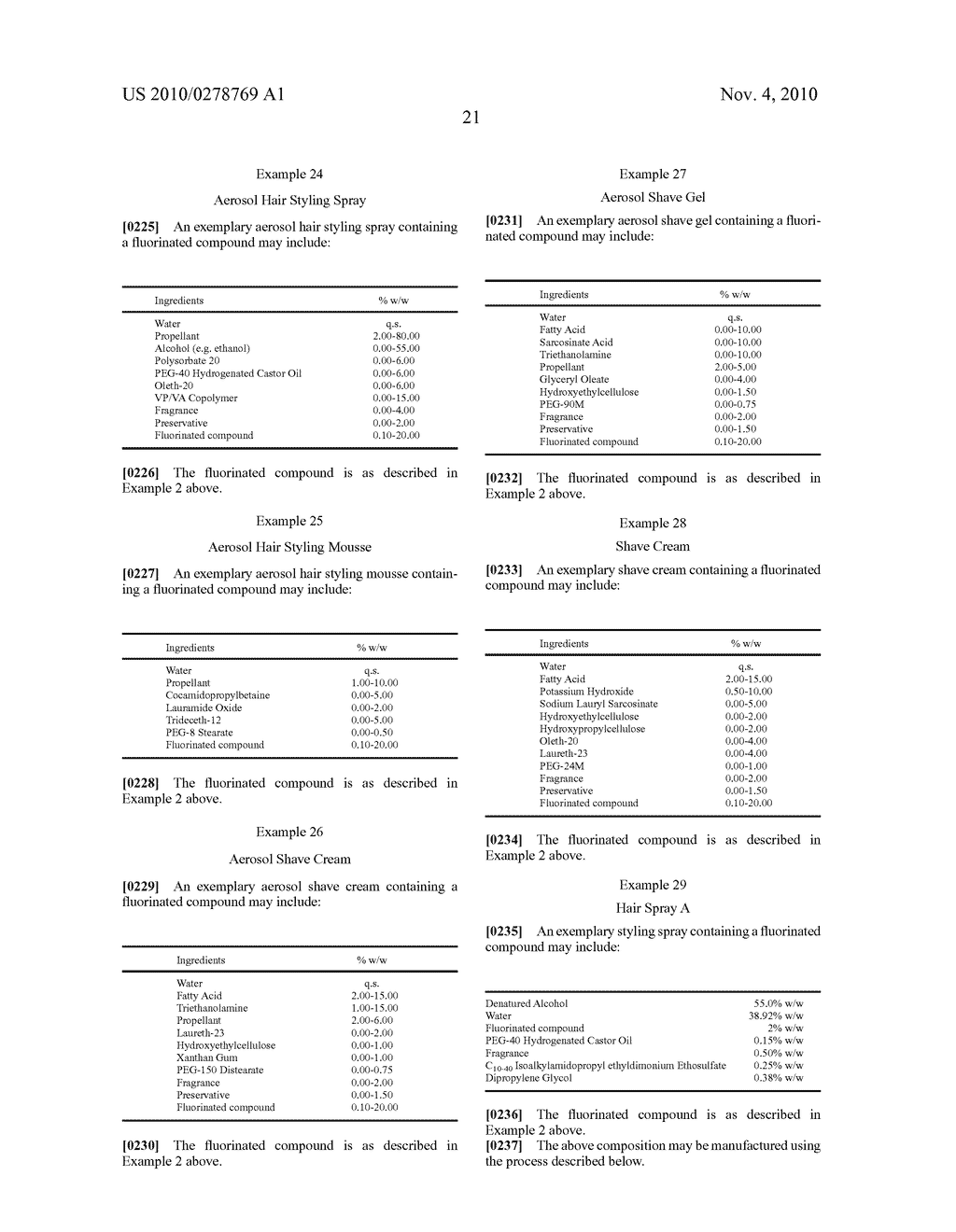 HAIR CARE COMPOSITIONS AND METHODS OF TREATING HAIR - diagram, schematic, and image 25