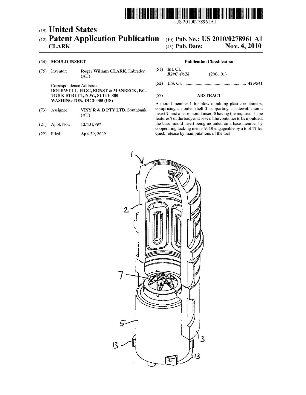 MOULD INSERT - diagram, schematic, and image 01