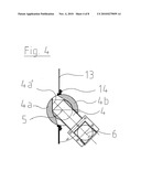 DEVICE FOR PRODUCING MOLDED PARTS FROM FIBER MATERIAL diagram and image