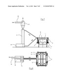 DEVICE FOR PRODUCING MOLDED PARTS FROM FIBER MATERIAL diagram and image