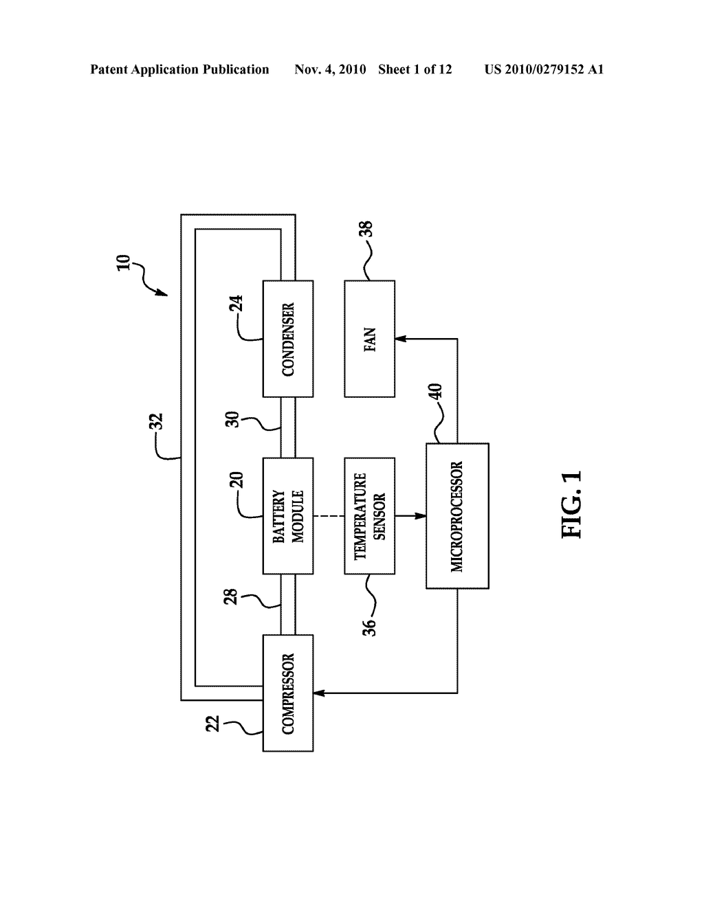 BATTERY SYSTEMS, BATTERY MODULES, AND METHOD FOR COOLING A BATTERY MODULE - diagram, schematic, and image 02