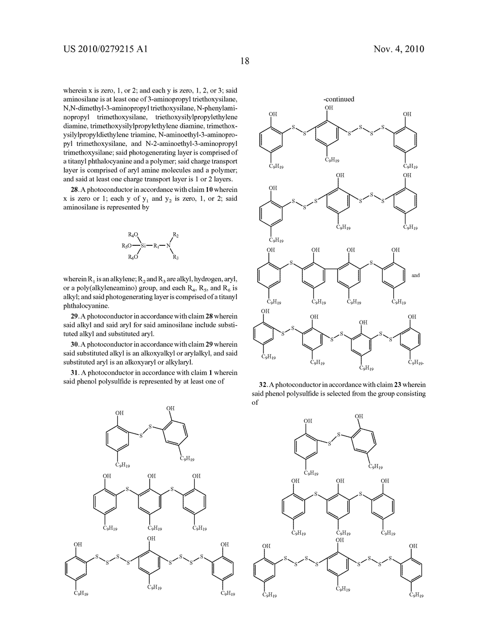 PHENOL POLYSULFIDE HOLE BLOCKING LAYER PHOTOCONDUCTORS - diagram, schematic, and image 19