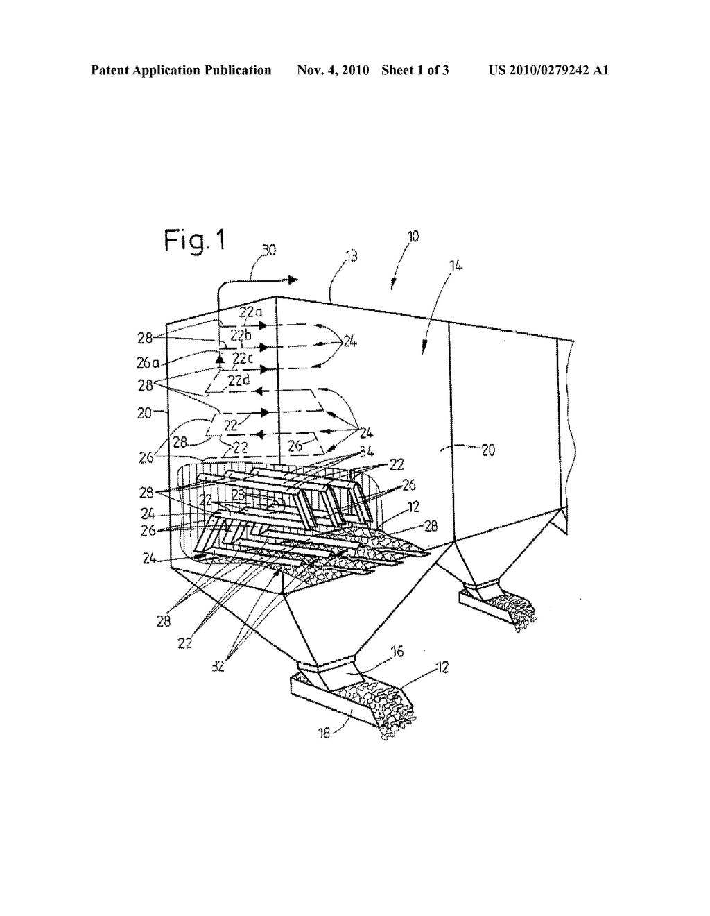 APPARATUS FOR PREHEATING BATCHES OF GLASS CULLET - diagram, schematic, and image 02