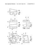 Self-ligating orthodontic bracket diagram and image