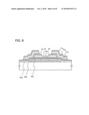 THIN FILM TRANSISTOR, DISPLAY DEVICE HAVING THIN FILM TRANSISTOR, AND METHOD FOR MANUFACTURING THE SAME diagram and image