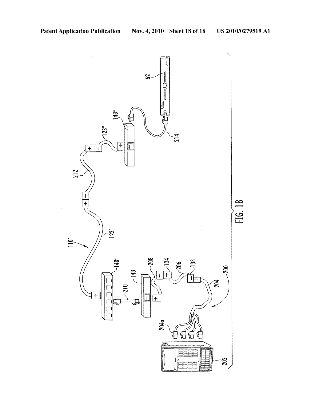 Assembly and System of Datacommunication Cables and Connectors - diagram, schematic, and image 19