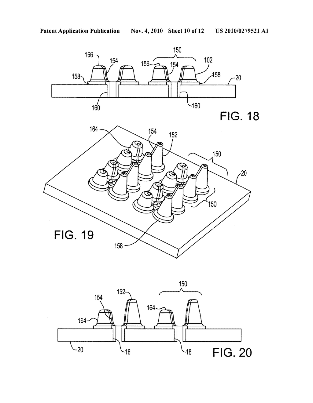 LAND GRID ARRAY (LGA) INTERPOSER UTILIZING METAL-ON-ELASTOMER HEMI-TORUS AND OTHER MULTIPLE POINTS OF CONTACT GEOMETRIES - diagram, schematic, and image 11