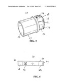 Snap-in Electrical Connector with Locking Cam and Method of Use diagram and image