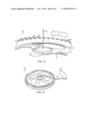 FLYING DISC TOY WITH CORD diagram and image