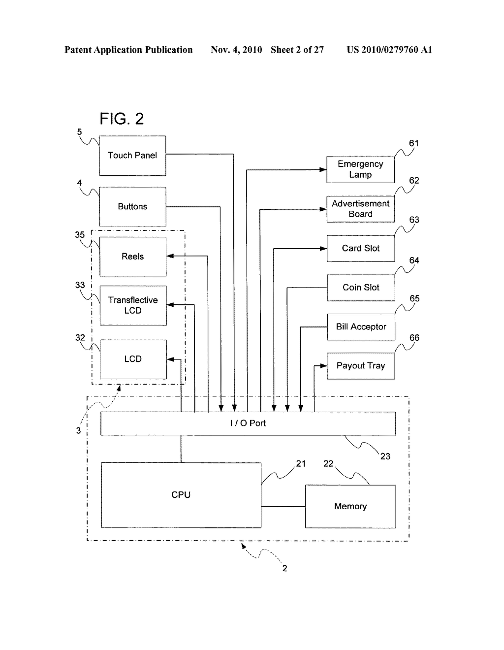 Gaming machine and method of providing a game - diagram, schematic, and image 03