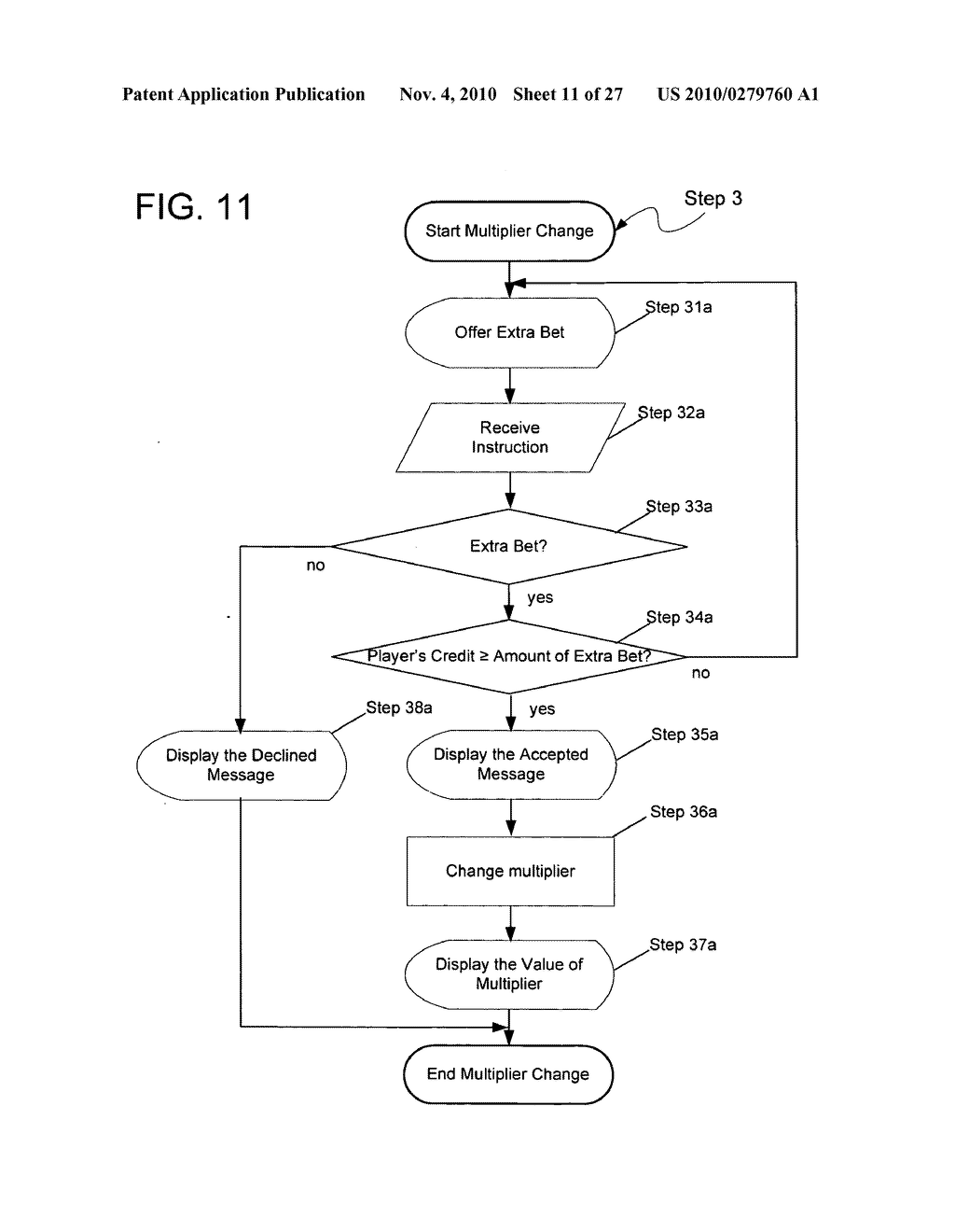 Gaming machine and method of providing a game - diagram, schematic, and image 12