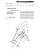 Angle adjusting mechanism for tilting inversion exerciser diagram and image