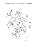 Angle adjusting mechanism for tilting inversion exerciser diagram and image