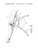 Angle adjusting mechanism for tilting inversion exerciser diagram and image