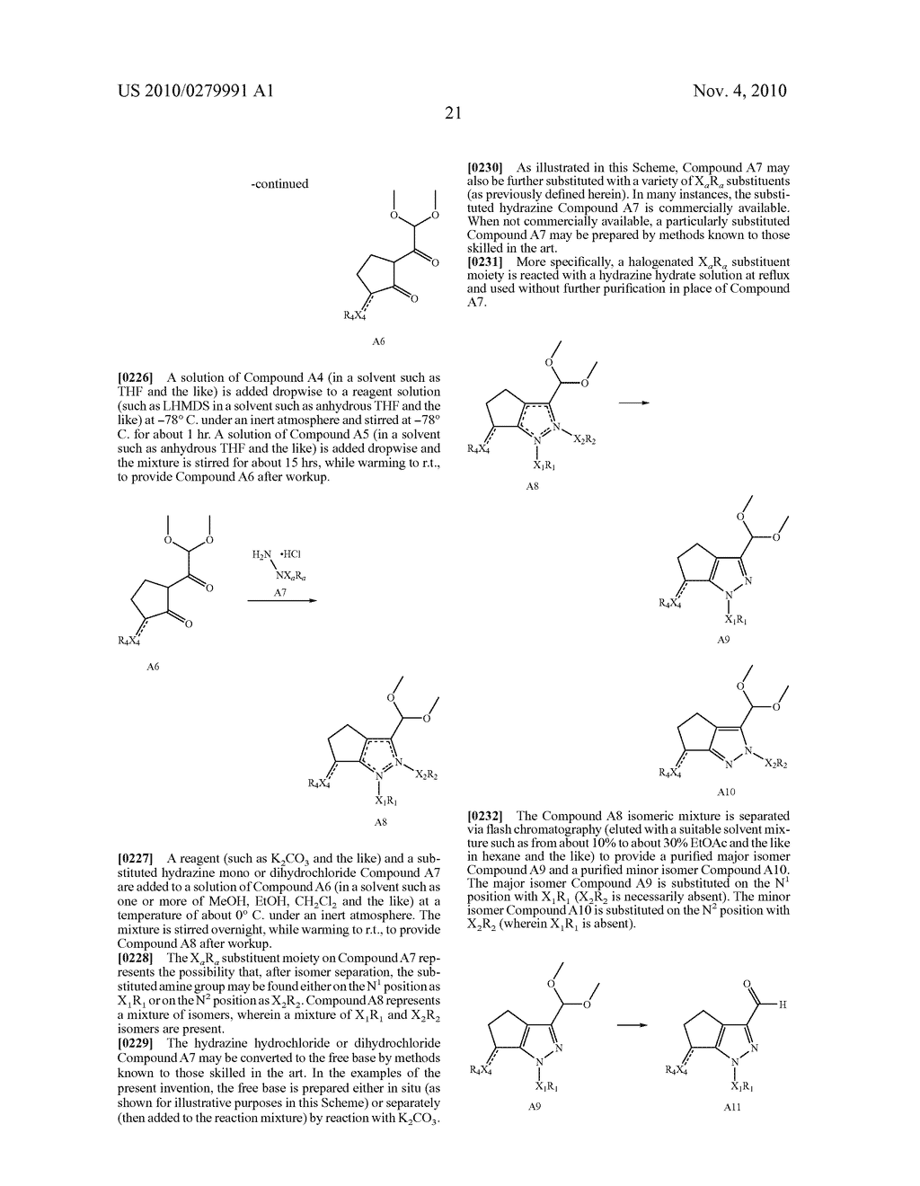 TETRAHYDRO-CYCLOPENTYL PYRAZOLE CANNABINOID MODULATORS - diagram, schematic, and image 22