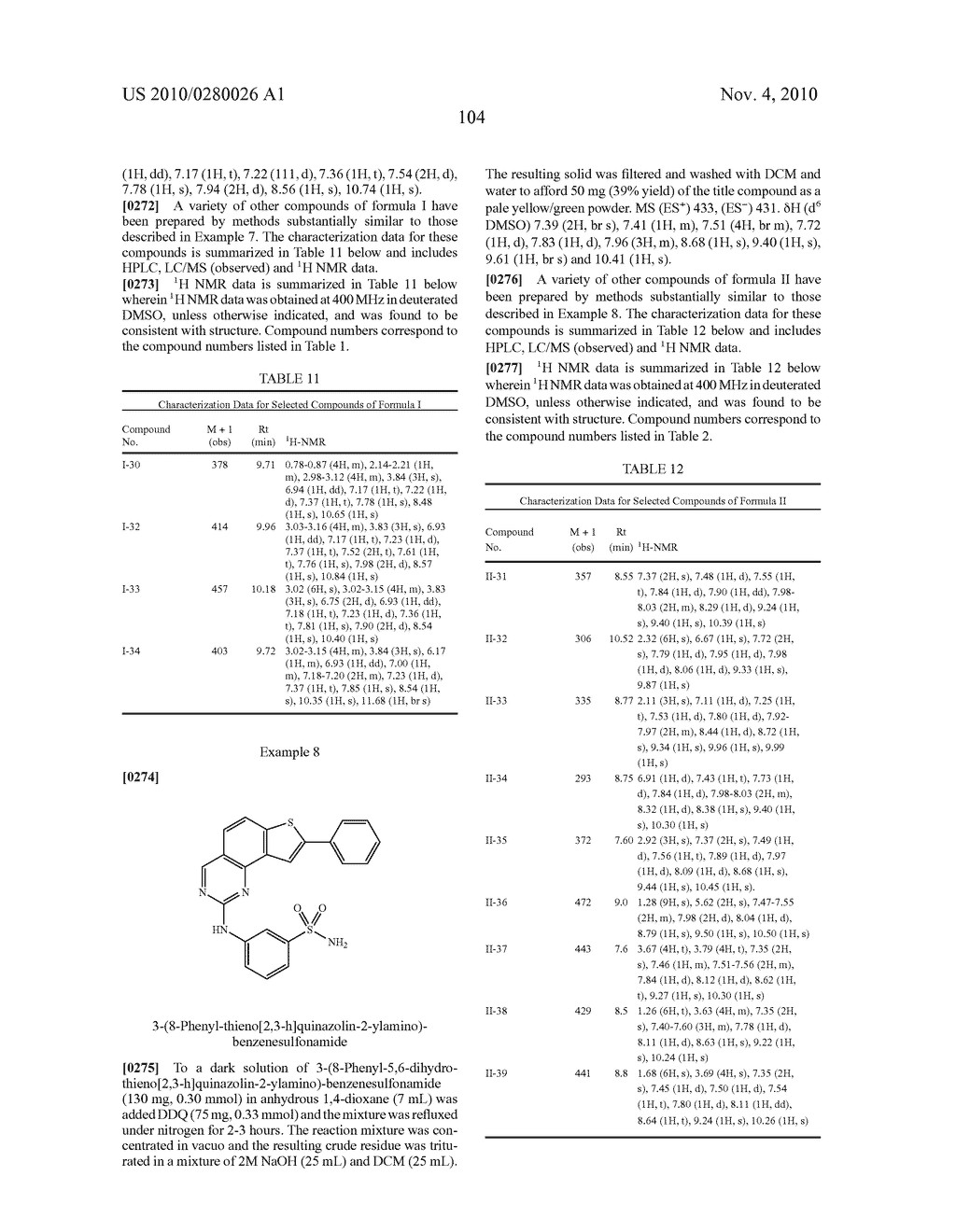 COMPOSITIONS USEFUL AS INHIBITORS OF PROTEIN KINASES - diagram, schematic, and image 105