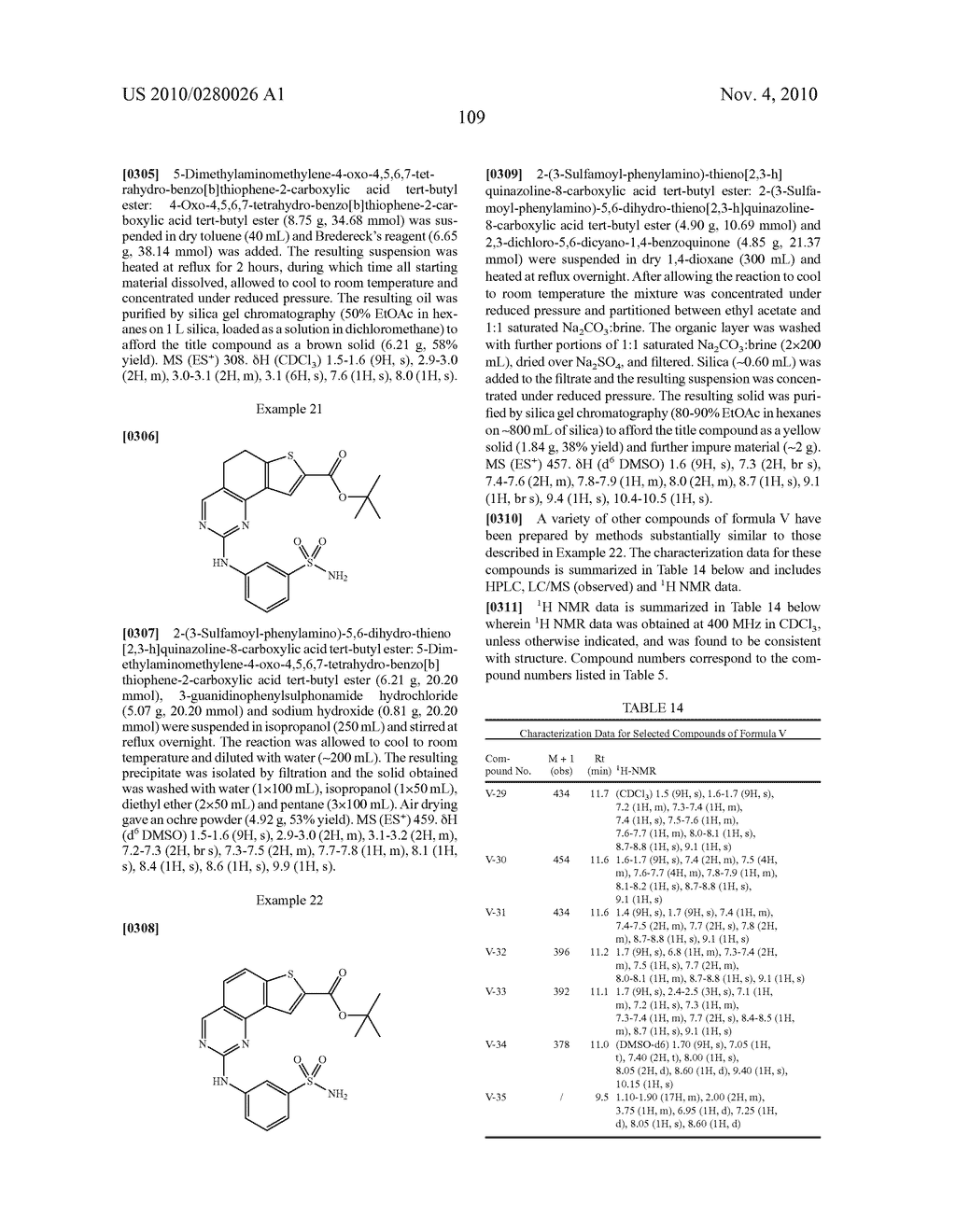 COMPOSITIONS USEFUL AS INHIBITORS OF PROTEIN KINASES - diagram, schematic, and image 110