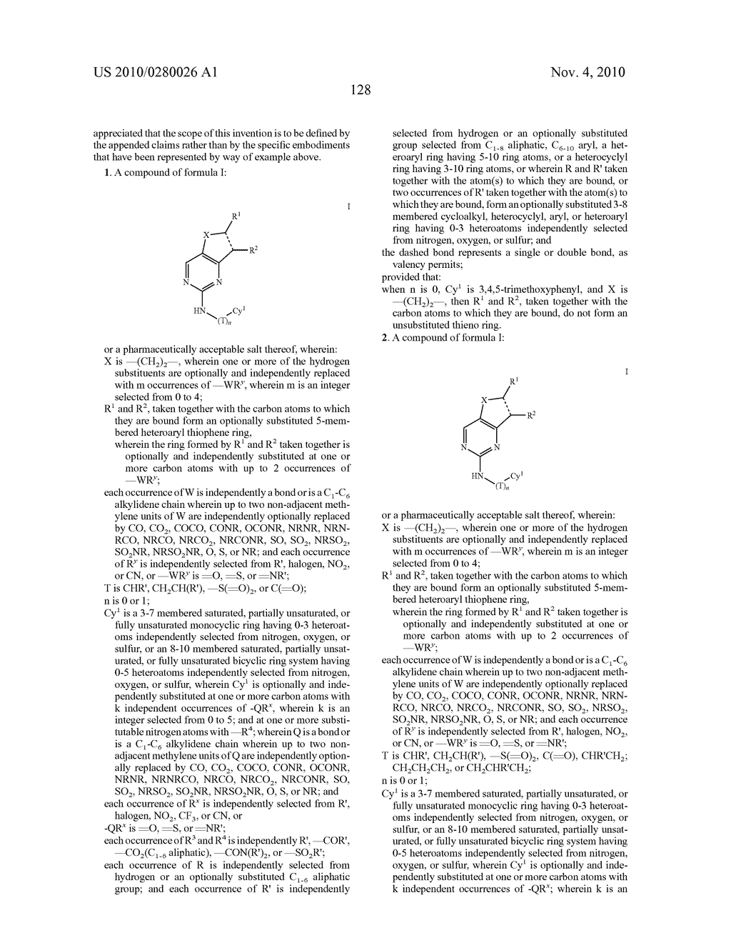 COMPOSITIONS USEFUL AS INHIBITORS OF PROTEIN KINASES - diagram, schematic, and image 129