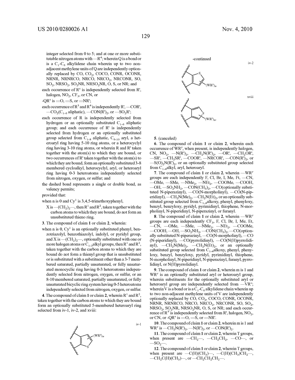 COMPOSITIONS USEFUL AS INHIBITORS OF PROTEIN KINASES - diagram, schematic, and image 130