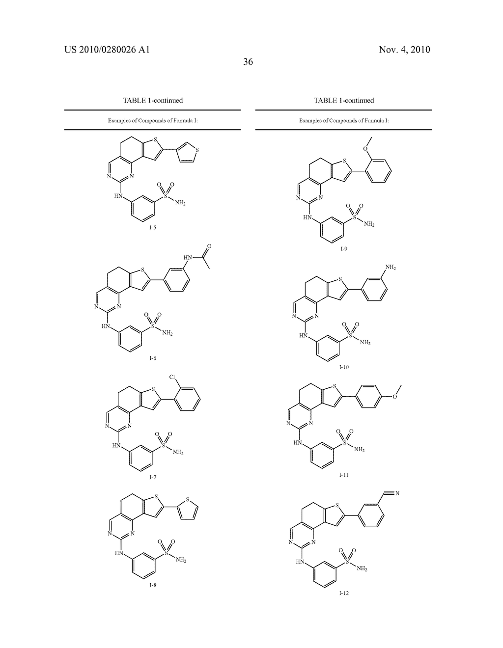 COMPOSITIONS USEFUL AS INHIBITORS OF PROTEIN KINASES - diagram, schematic, and image 37