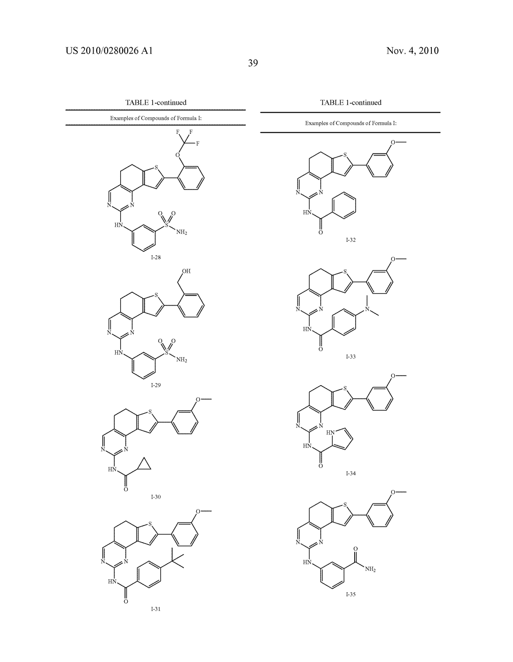 COMPOSITIONS USEFUL AS INHIBITORS OF PROTEIN KINASES - diagram, schematic, and image 40