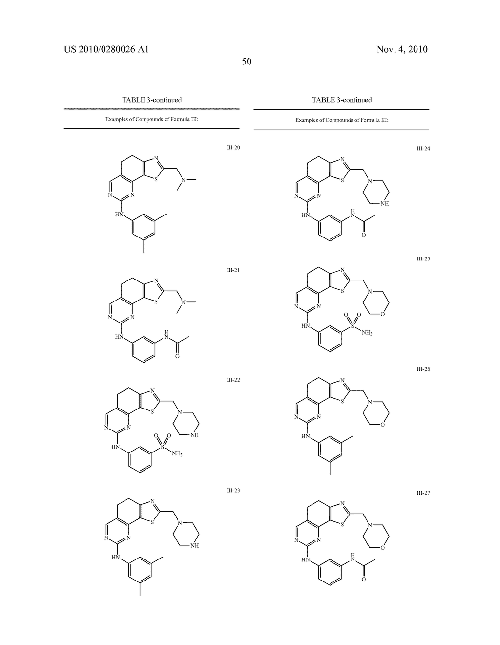 COMPOSITIONS USEFUL AS INHIBITORS OF PROTEIN KINASES - diagram, schematic, and image 51