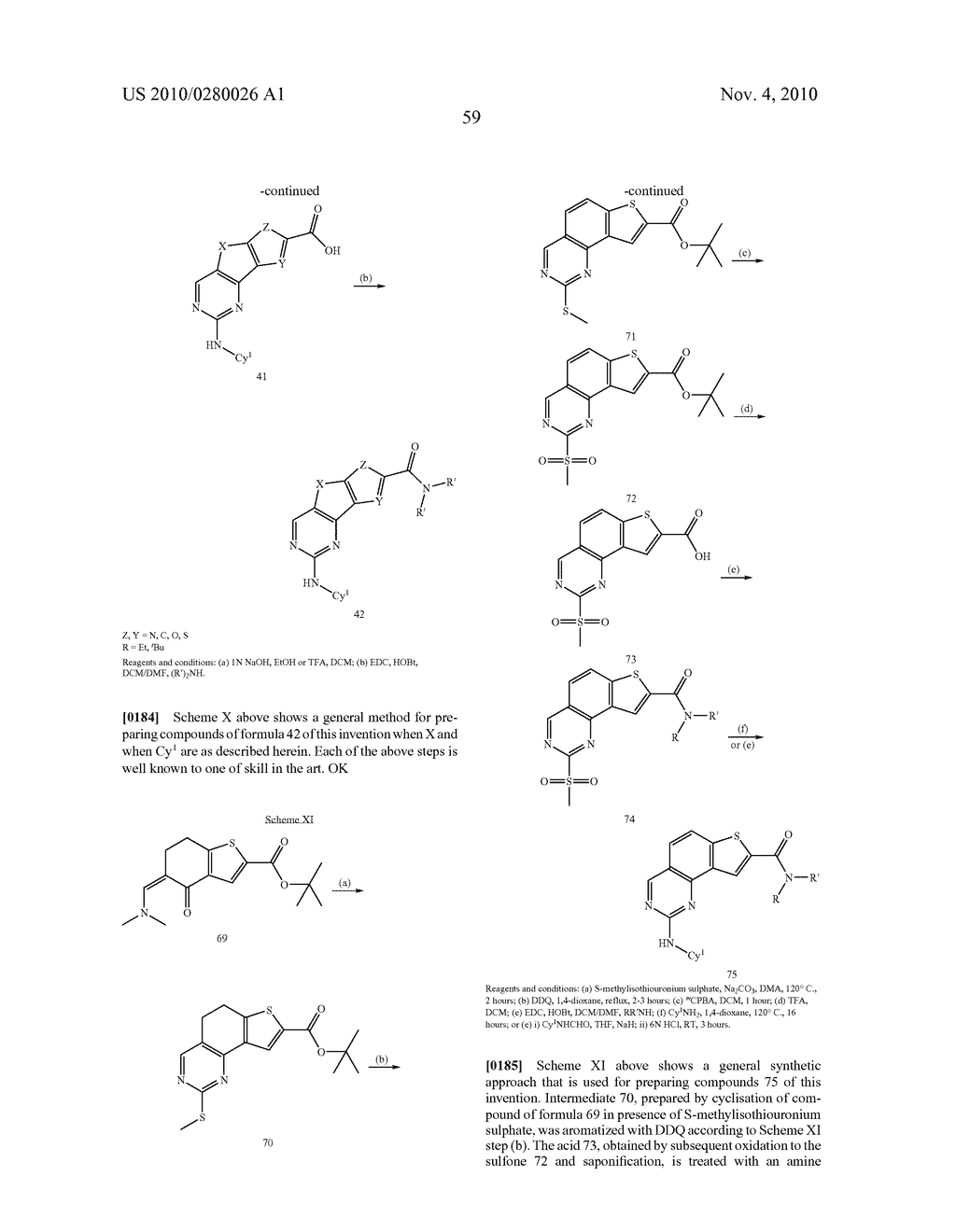 COMPOSITIONS USEFUL AS INHIBITORS OF PROTEIN KINASES - diagram, schematic, and image 60
