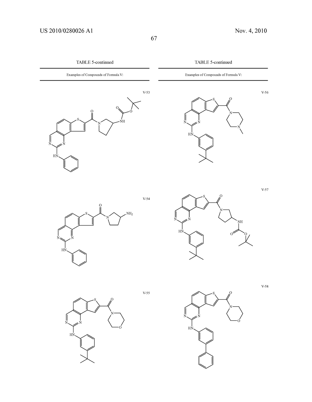 COMPOSITIONS USEFUL AS INHIBITORS OF PROTEIN KINASES - diagram, schematic, and image 68