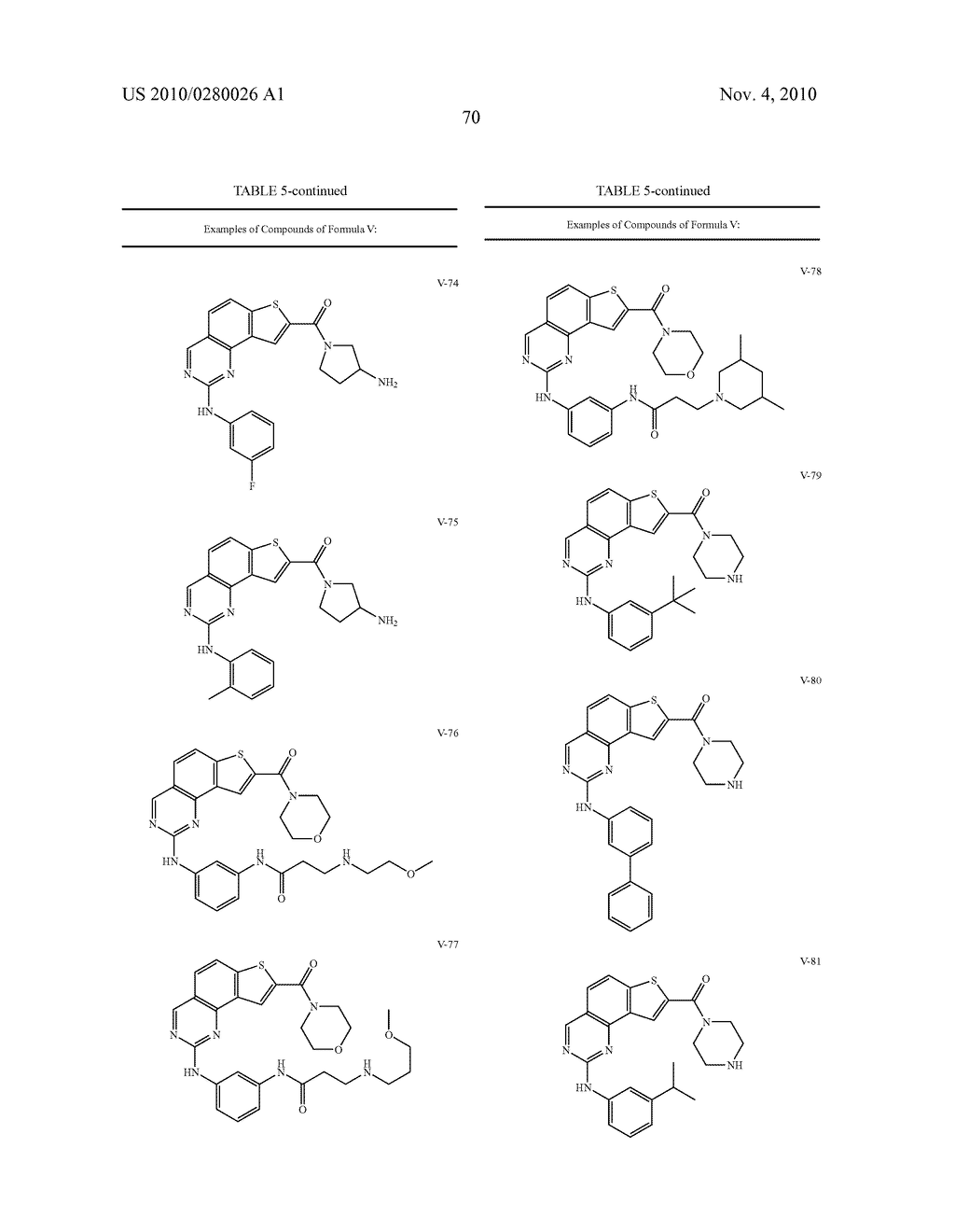 COMPOSITIONS USEFUL AS INHIBITORS OF PROTEIN KINASES - diagram, schematic, and image 71